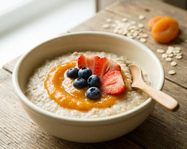 Házi zabkása gyümölccsel