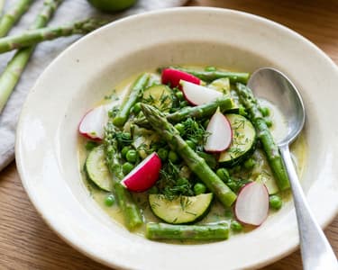 Medvehagymás tavaszi “főzelék”