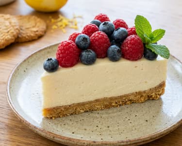 Sajttorta bogyós gyümölcsökkel