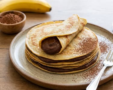 Banánkrémes gluténmentes palacsinta