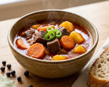 Gulyásleves őzből