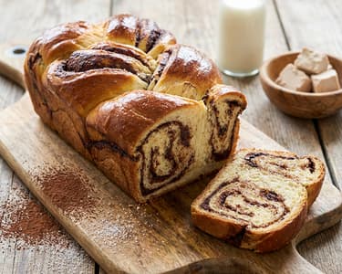 Cocoa Braided Sweet Bread