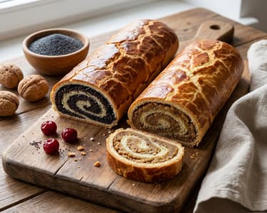 Mákos és diós bejgli