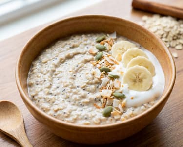 Kókuszos éjszakai zabkása