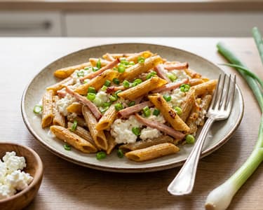 Baked Pasta with Cottage Cheese