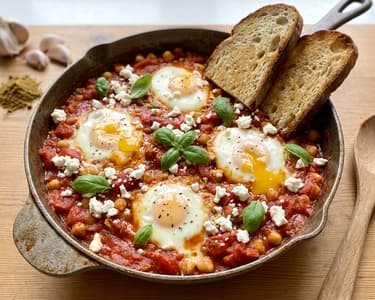 Csicseriborsós shakshuka