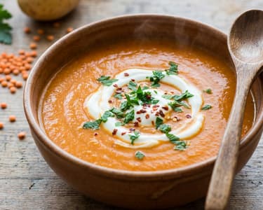 Vöröslencse leves by ZsomBisztró