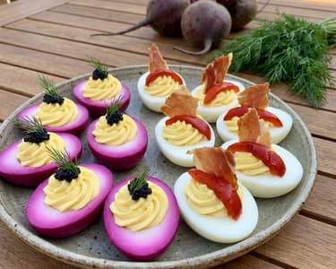 Gourmet húsvéti töltött tojások 