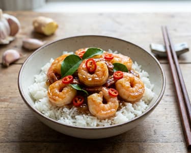 Garnéla tamarind szósszal