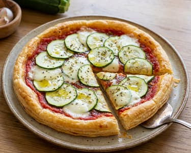 Sós cukkinis lepény