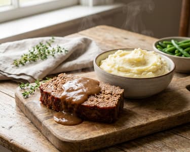 Homemade Meatloaf | Juicy and Flavorful Classic