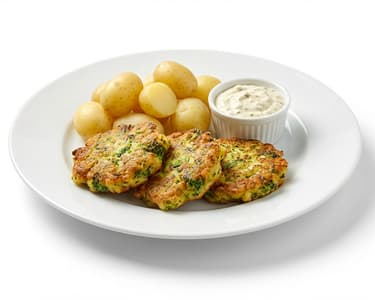 Crispy Broccoli Fritters