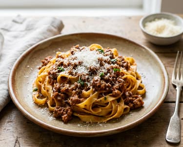 Bolognai ragus tészta