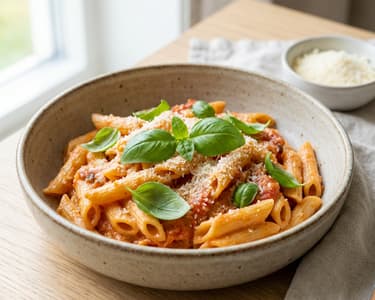 Krémes paradicsomos tészta