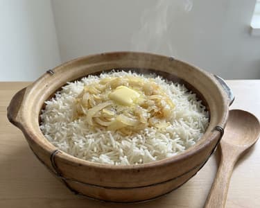 Steamed Rice | The secret to perfect, fluffy side dish
