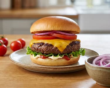 Marhahúsos sajtburger | Szaftos házi recept