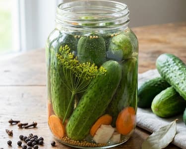 Homemade Gherkins | Crispy and Spicy