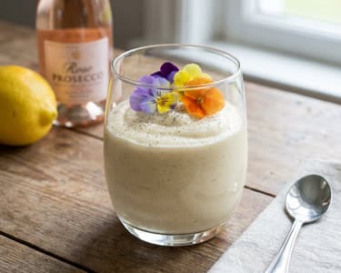 Champagne Foam | Elegant and Light Dessert for Special Occasions
