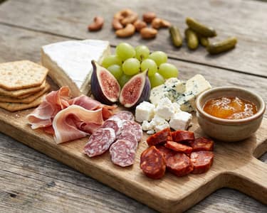 Cold Platter with Prosciutto and Figs
