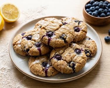 Blueberry Cream Cheese Cookies | Soft and Moist Dessert