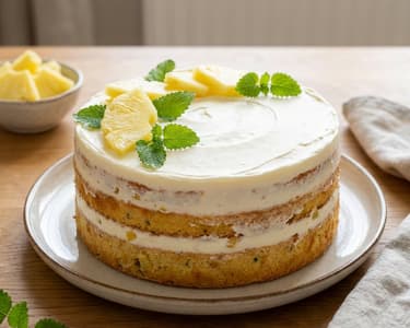 „Naked” torta vaníliás krémmel