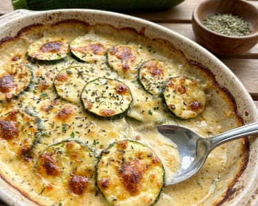 Zucchini baked with cheese | Quick and healthy lunch
