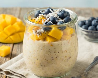 Mangós krémes overnight oats