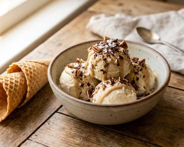 Banana Ice Cream with Tahini and Salt | Creamy Homemade Dessert