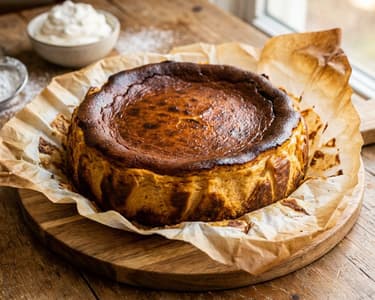 Sütőtökös Basque Cheesecake