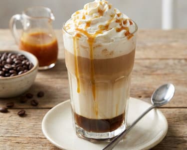 Caramel latte | Sweet coffee shop experience at home