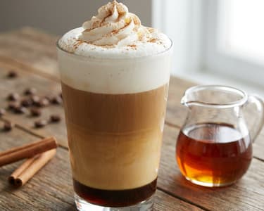 Juharszirupos latte