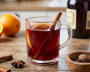 Sangria forralt bor brandyvel