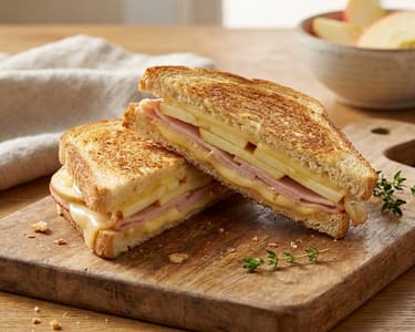 Turkey Panini with Apple and Gouda
