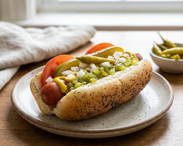 Chicago hot dog
