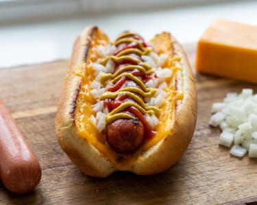 Cheesy Hot Dog