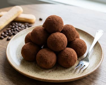 Tiramisu golyók | Gyors sütés nélküli desszert