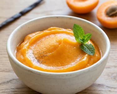 Gyors sárgabarack sorbet vaníliával