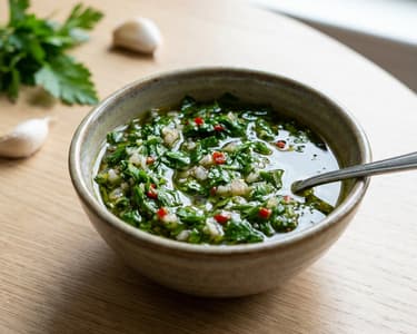 Chimichurri szósz | Pikáns argentin fűszermártás grillezéshez