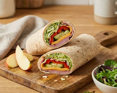 Házi tönkölybúza tortilla wrap