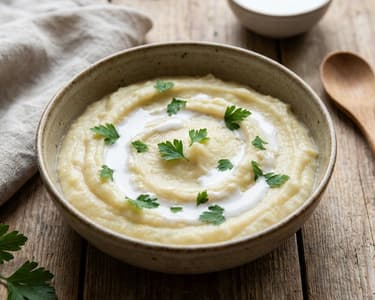 Krémes petrezselyempüré kókusztejjel | Egészséges köret