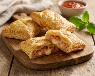 Pizza falatkák leveles tésztából