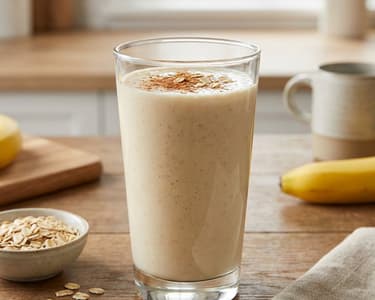 Tápláló banános milkshake