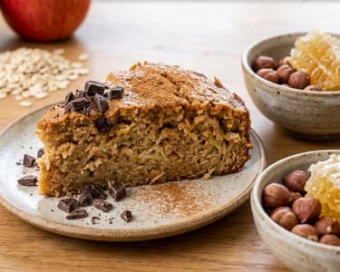 Almás reggeli sütemény | Egészséges és szaftos fit recept