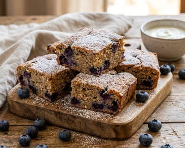 Áfonyás joghurtos sütemény | Egészséges fitnesz recept