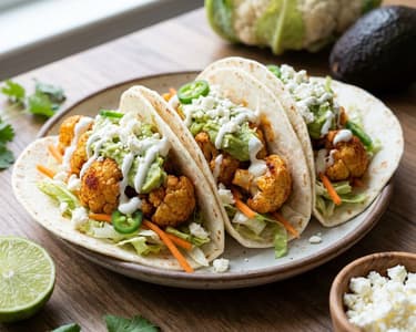 Karfiolos tacos