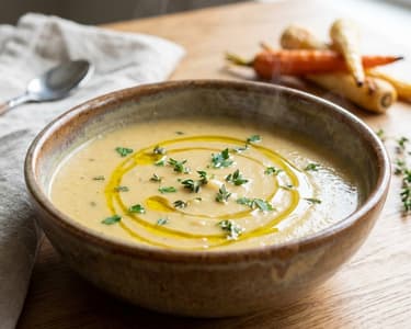 Creamy Roasted Vegetable Soup