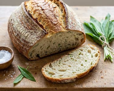 Wild Garlic Sourdough Bread