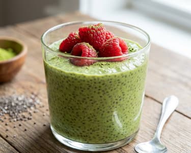 Matcha chia puding | Egészséges reggeli