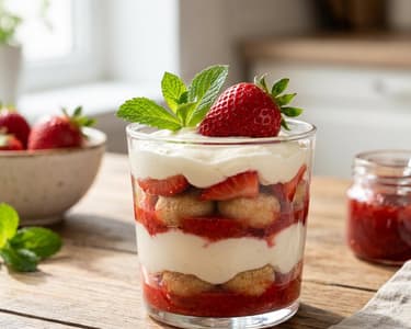 Strawberry Tiramisu | Refreshing Summer Dessert