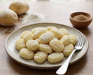 Házi burgonyás gnocchi